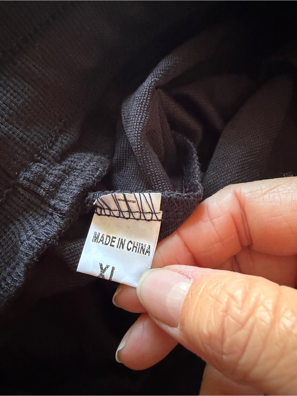 3/$20 Fashion Women's Black Lightweight Drawstring Jogger Pants - Picture 4 of 4